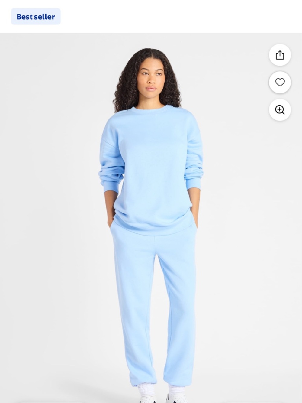 No Boundaries Light Blue Crewneck Sweatshirt